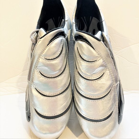 NEW Puma Soccer Shoes Cleats Power Cat-1 Men 9 Silver Black FREE SHIPPING main image 6